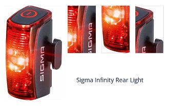 Sigma Infinity Black Cyklistické svetlo 1