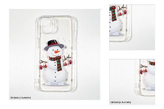 Silikónové puzdro pre Apple iPhone 13 s vianočným motívom 3
