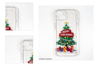 Silikónové puzdro pre Apple iPhone 14 Pro s vianočným motívom 4