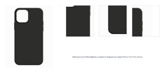 Silikónový kryt FIXED MagFlow s podporou Magsafe pre Apple iPhone 12/12 Pro, čierne 1