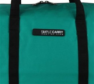 SimpleCarry Cestovní taška Duffle SD3 - zelená 5