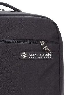 SimpleCarry Městský batoh E-City 2 - černá 7