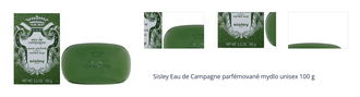 Sisley Eau de Campagne parfémované mydlo unisex 100 g 1