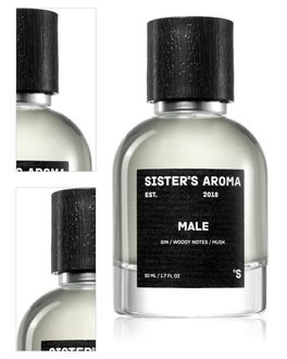 Sister's Aroma Male parfumovaná voda pre mužov 50 ml 4