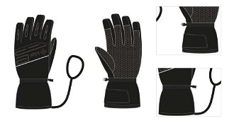 Ski Gloves Kilpi CEDRIQ-U Black 3