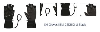 Ski Gloves Kilpi CEDRIQ-U Black 1