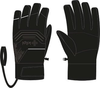 Ski gloves Kilpi SKIMI-U Black 2
