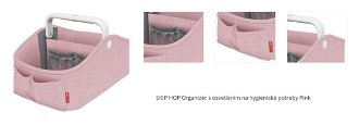 SKIP HOP Organizér s osvetlením na hygienické potreby Pink 1