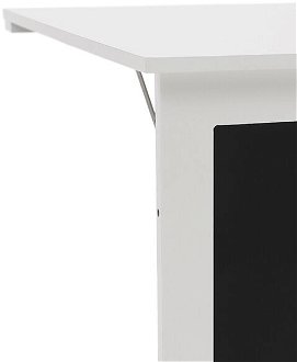 Skladací písací stôl na stenu s tabuľou Zalman - biela / čierna 6