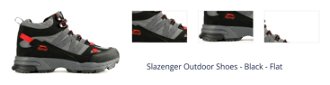 Slazenger Arasta Outdoor Boots Women's Shoes Black / Burgundy. 1