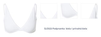 SLOGGI Podprsenka 'EVER Fresh Plus'  biela / prírodná biela 1