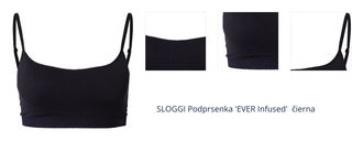 SLOGGI Podprsenka 'Ever Infused'  čierna 1