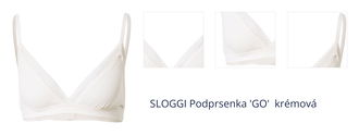 SLOGGI Podprsenka 'GO Ribbed'  krémová 1