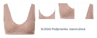 SLOGGI Podprsenka 'Zero Feel Lace 2.0'  staroružová 1