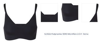 SLOGGI Podprsenka 'ZERO Microfibre 2.0 H'  čierna 1