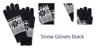 Snow Gloves Black 1