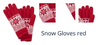 Red Snow Gloves 1