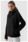 Dámska vetruodolná softshellová bunda s membránou 5000 - čierna