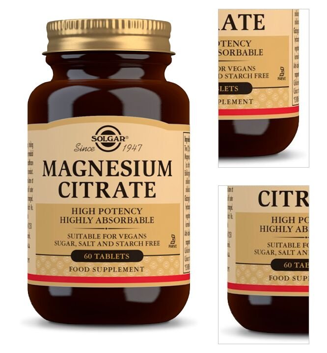 Solgar Magnesium Citrát 200 mg 60 tbl. 8