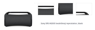 Sony SRS-XG500 bezdrôtový reproduktor, black 1