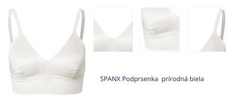 SPANX Podprsenka  prírodná biela 1