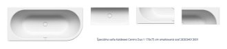 Špeciálna vaňa Kaldewei Centro Duo 1 170x75 cm smaltovaná oceľ 283034013001 1