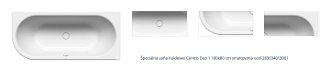 Špeciálna vaňa Kaldewei Centro Duo 1 180x80 cm smaltovaná oceľ 283634013001 1
