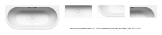 Špeciálna vaňa Kaldewei Centro Duo 2 180x80 cm smaltovaná oceľ ľavá aj pravá alpská biela 283510220001 1
