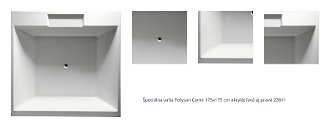 Špeciálna vaňa Polysan Came 175x175 cm akrylát ľavá aj pravá 23611 1