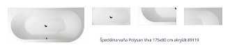 Špeciálna vaňa Polysan Viva 175x80 cm akrylát 89119 1