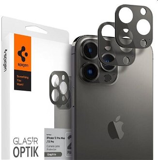 Spigen ochranné sklo na fotoaparát pre iPhone 13 Pro/13 Pro Max, graphite