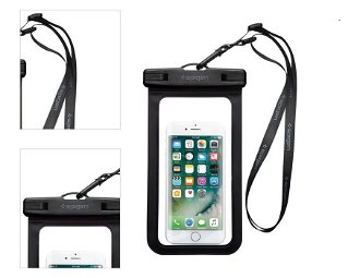 Univerzálne vodeodolné puzdro Spigen Velo A600 pre smartfóny, čierna 4