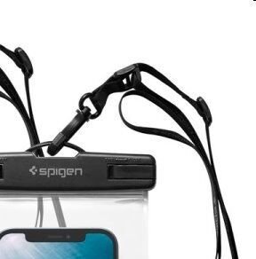 Univerzálne vodeodolné puzdro Spigen Velo A601 pre smartfóny, 2 kusy, transparentná 7