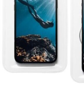 Spigen Velo A601 univerzálne vodeodolné puzdro pre smartfóny, 2 kusy, clear 8