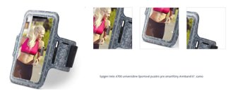Univerzálne športové puzdro Spigen Velo A700 pre smartfóny Armband 6", kamufláž 1