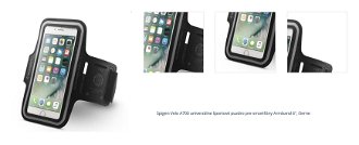 Univerzálne športové puzdro Spigen Velo A700 pre smartfóny Armband 6", čierna 1