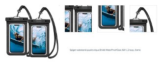 Vodotesné puzdro Spigen Aqua Shield WaterProof Case A601, 2 kusy, čierna 1