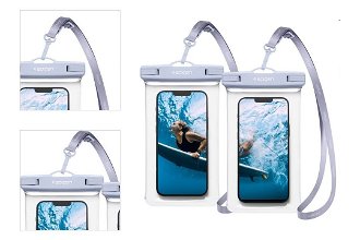 Vodotesné puzdro Spigen Aqua Shield WaterProof Case A601, 2 kusy, modrá 4