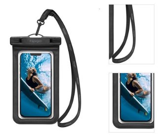 Spigen vodotesné puzdro Aqua Shield WaterProof Case A601, čierne 3
