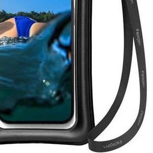 Vodotesné puzdro Spigen Aqua Shield WaterProof Floating Case A610, 2 kusy, čierna 9
