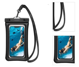 Vodotesné puzdro Spigen Aqua Shield WaterProof Floating Case A610, čierna 3
