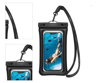 Vodotesné puzdro Spigen Aqua Shield WaterProof Floating Case A610, čierna 4