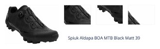 Spiuk Aldapa BOA MTB Black Matt 39 Pánska cyklistická obuv 1