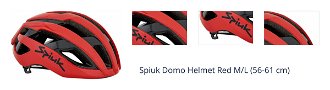 Spiuk Domo Helmet Red M/L (56-61 cm) Prilba na bicykel 1