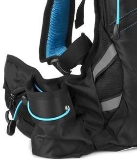 Spokey SPRINTER Sports, cycling and running backpack 5 l, blue/clear, waterproof 8