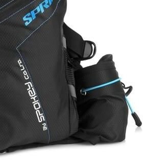 Spokey SPRINTER Sports, cycling and running backpack 5 l, blue/clear, waterproof 9