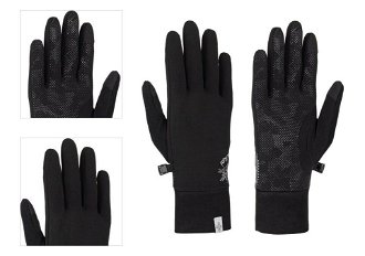 Sport running gloves Kilpi CASPI-U black 4