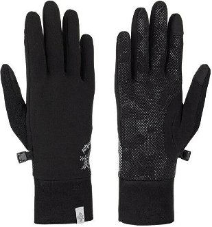 Sport running gloves Kilpi CASPI-U black