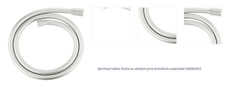 Sprchová hadica Grohe so zámkom proti pretočeniu supersteel G28362DC0 1