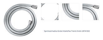 Sprchová hadica Grohe VitalioFlex Trend chróm 28741002 1